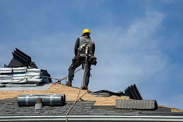 Professional Roofing technician working in Leeds, UT